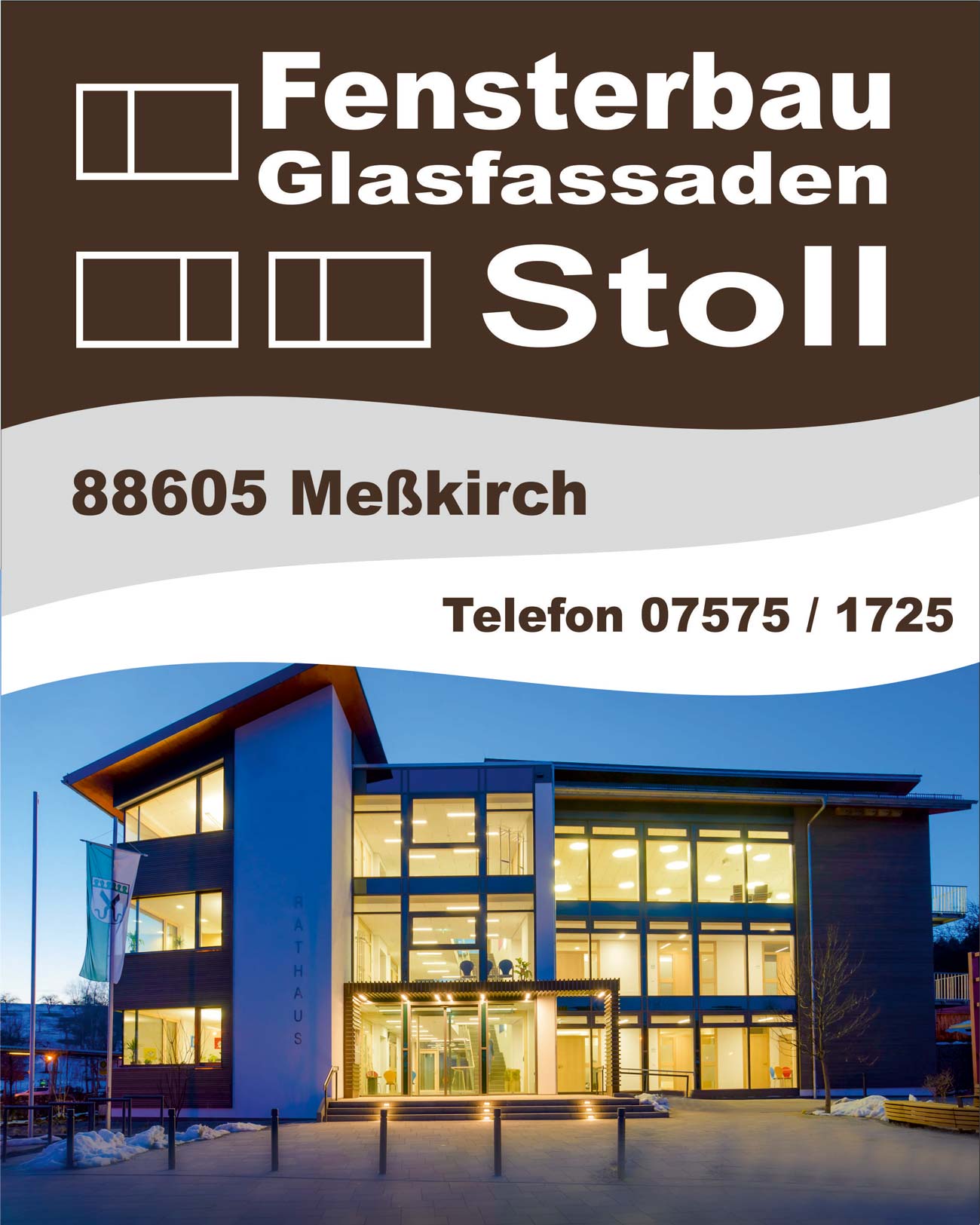 Fensterbau Stoll Banner