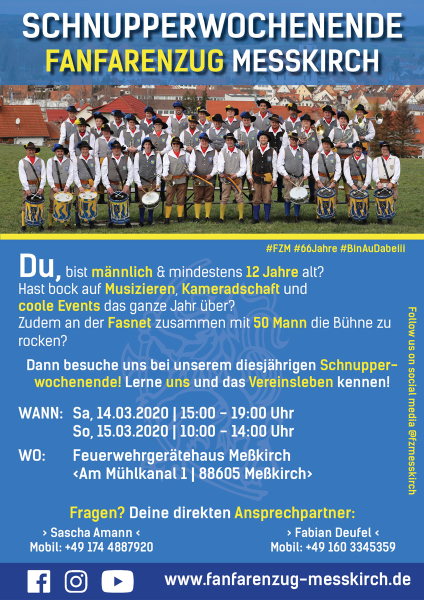 FZ Meßkirch Schnupperwochenende 2020 web